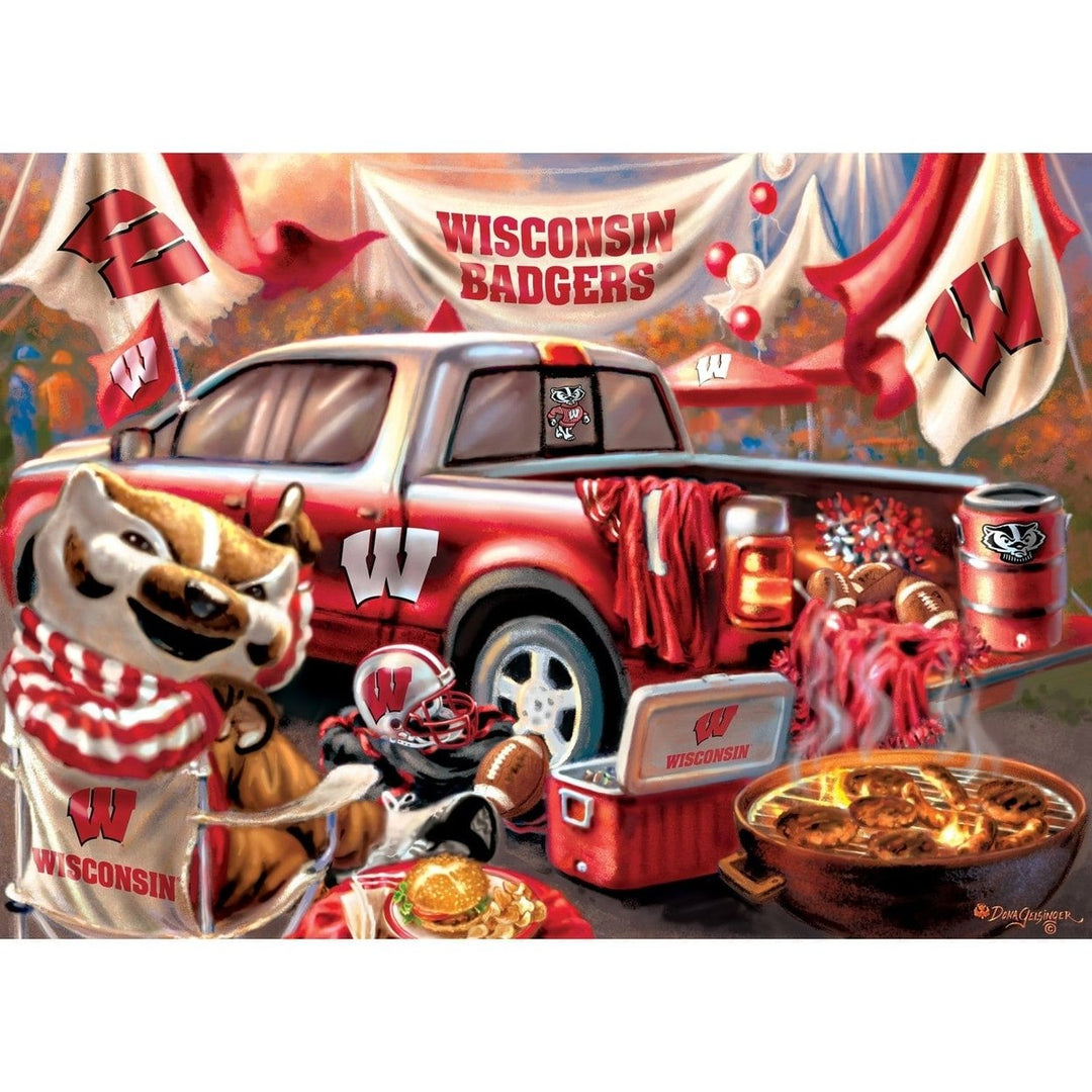 Wisconsin Badgers 1000 Piece Jigsaw Puzzle NCAA MasterPieces 19.25 x 26.75 inches Image 2