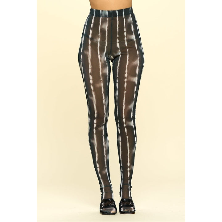 Sheer High Rise Leggings Image 1