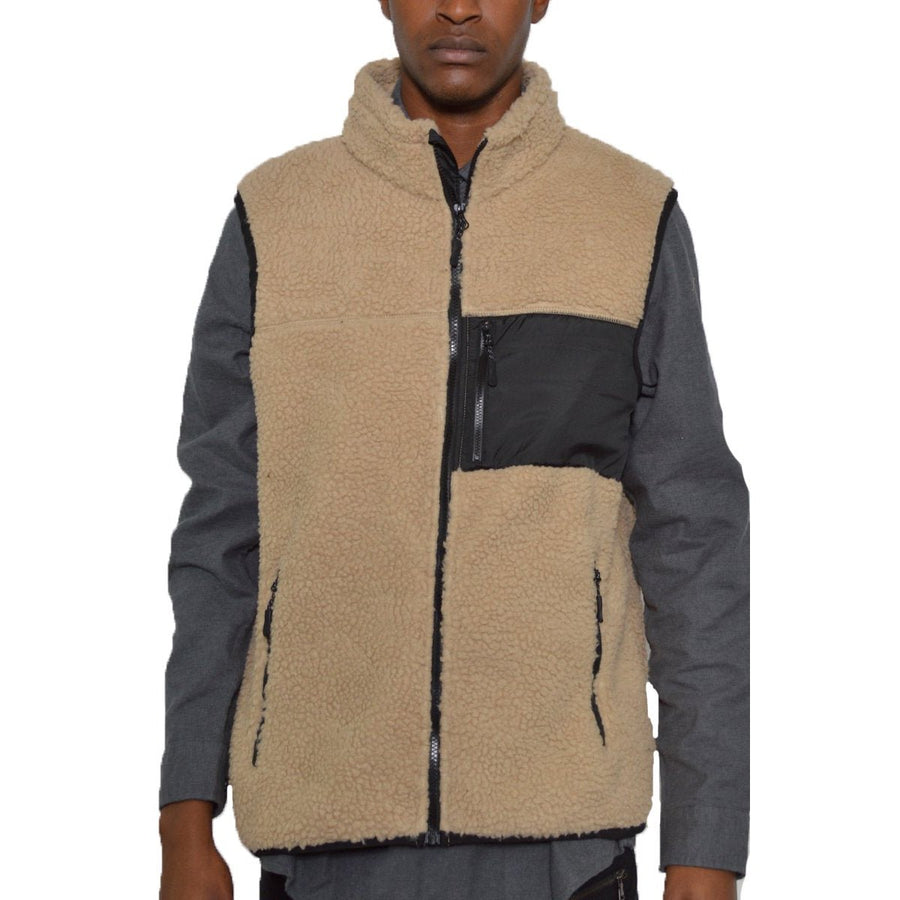 SHERPA FLEECE VEST Image 1