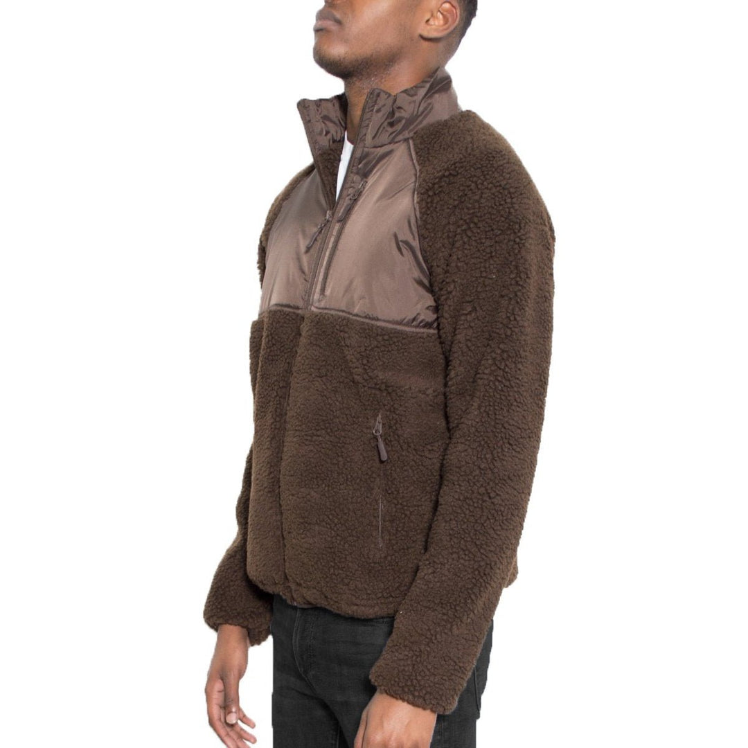 SHERPA CUT OUT FLEECE JACKET Image 2