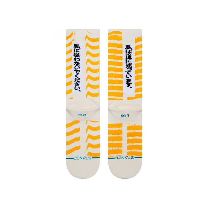 Stance Im Lost Crew Socks OffWhite Large Comfort Innovative Design 2023 Image 3