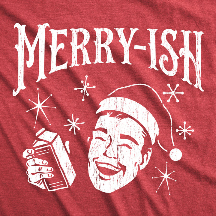 Mens Funny T Shirts Merryish Sarcastic Christmas Graphic Novelty Tee For Men Image 2