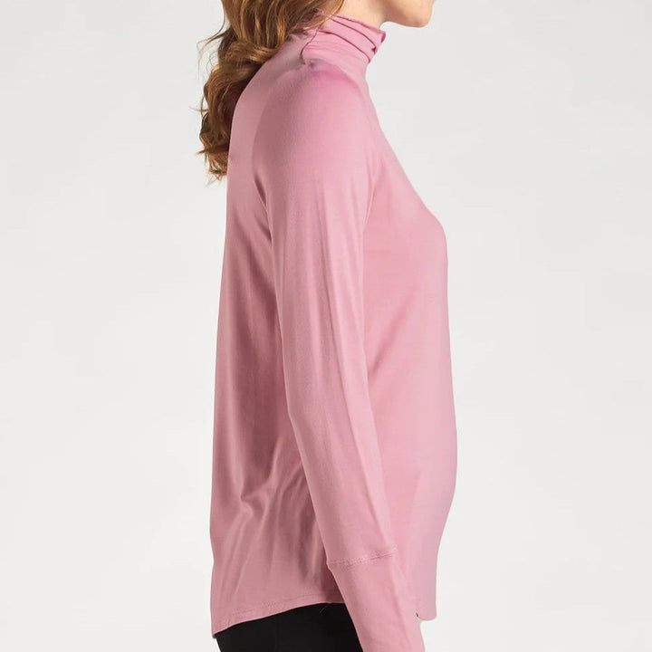 Bamboo Long Sleeve Funnel-Neck Shirt Image 1