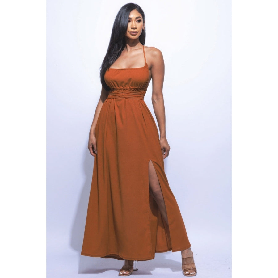 Side Slit Maxi Dress Image 1