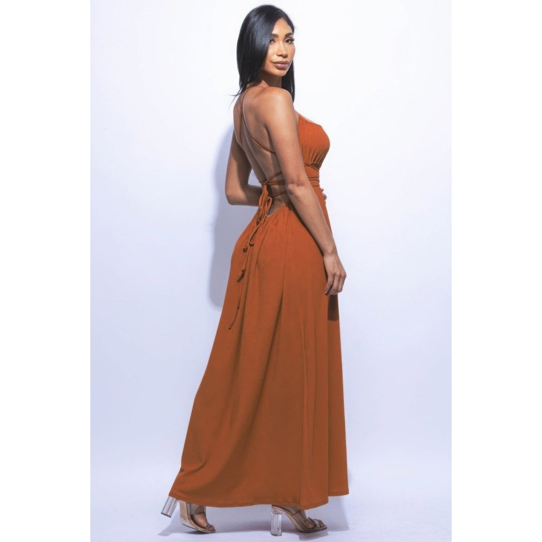 Side Slit Maxi Dress Image 3