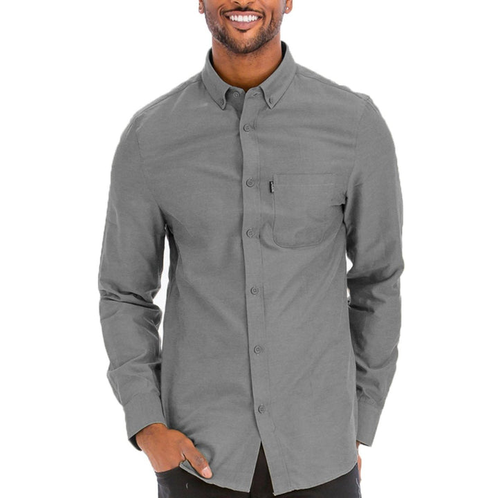 SIGNATURE LONG SLEEVE BUTTON DOWN SHIRT Image 1