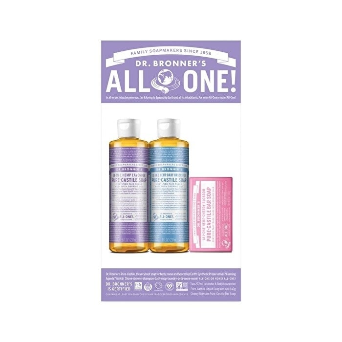 Dr. Bronners Pure Castile Soap Love Unites Pack Image 1