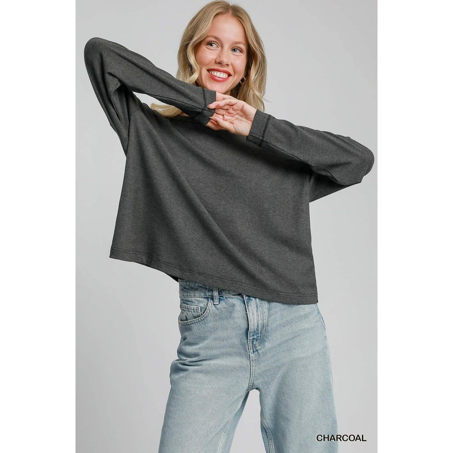 Soft Stretch Basic Top Image 1