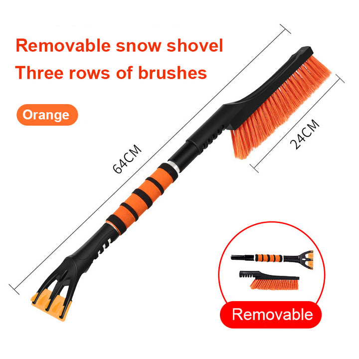 Auto Ice Scraper Windshield Ice Breaker Quick Clean Glass Brush Snow Remover Cleaner Tool Auto Window Winter Snow Brush Image 4