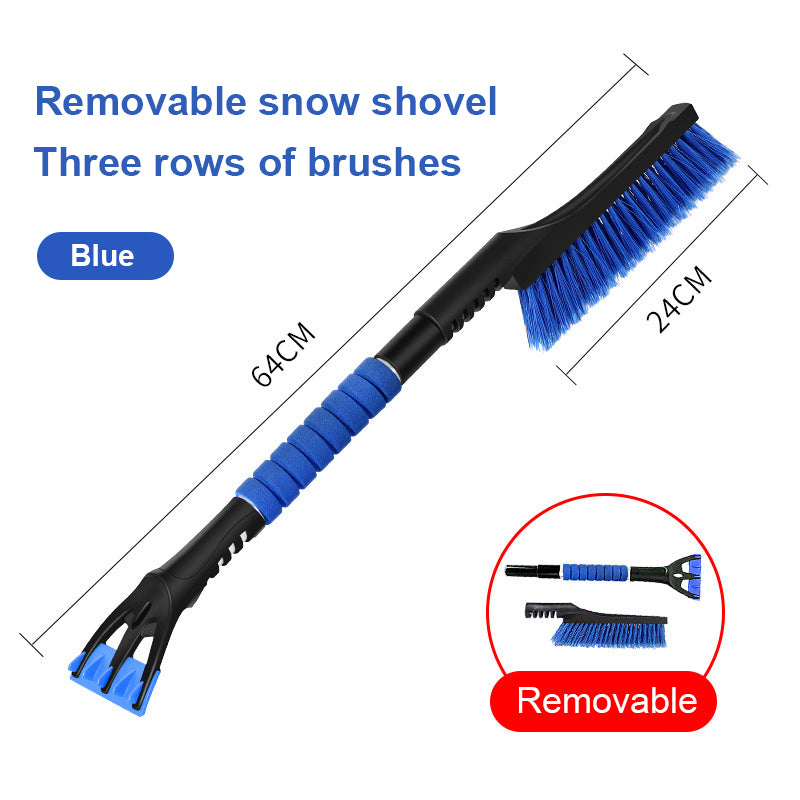 Auto Ice Scraper Windshield Ice Breaker Quick Clean Glass Brush Snow Remover Cleaner Tool Auto Window Winter Snow Brush Image 6