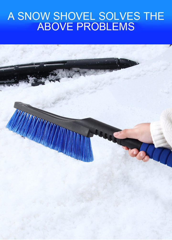 Auto Ice Scraper Windshield Ice Breaker Quick Clean Glass Brush Snow Remover Cleaner Tool Auto Window Winter Snow Brush Image 8