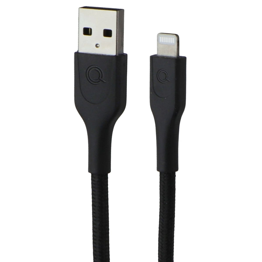 Quikcell 10ft USB-A to Lightning 8-Pin Cable - Black Image 1