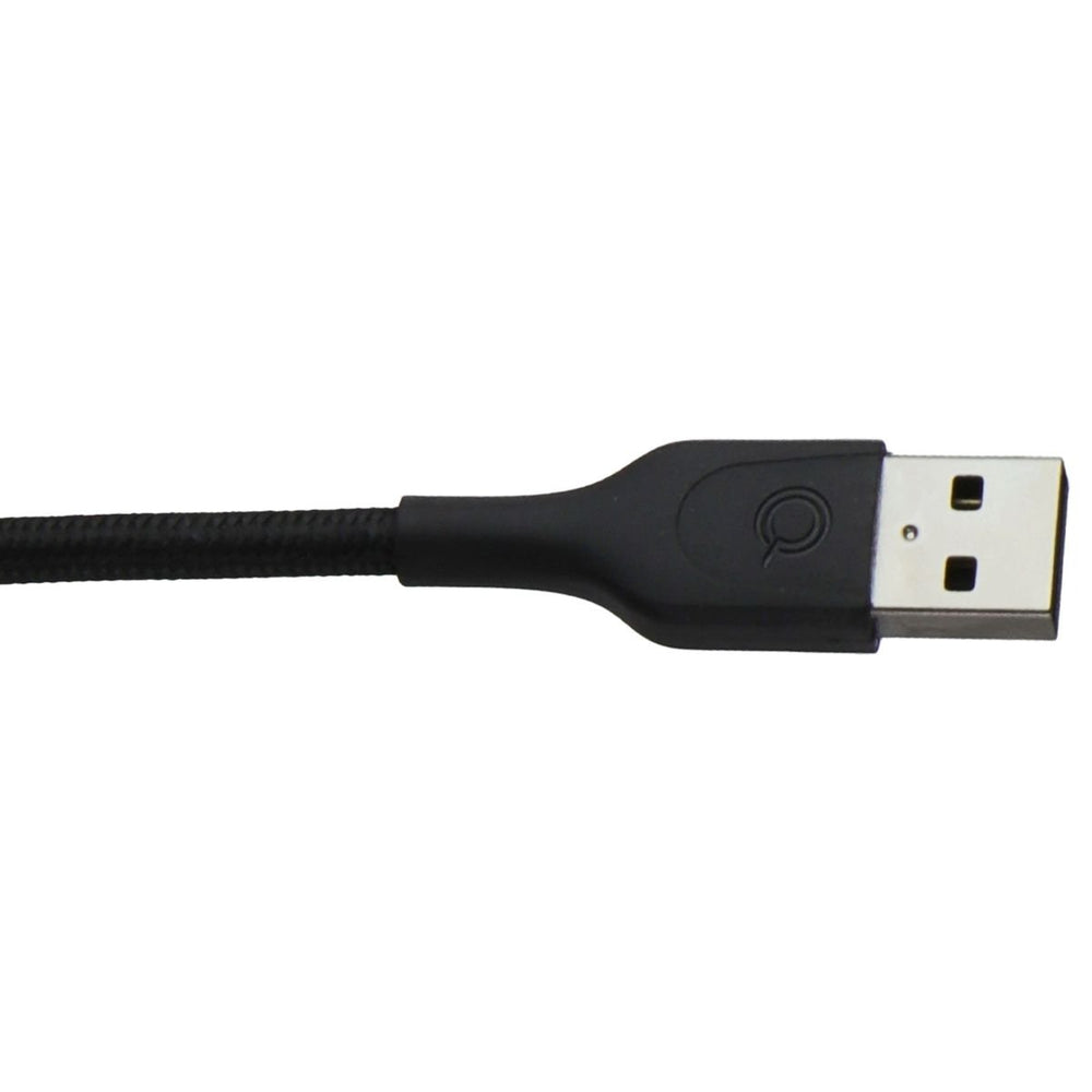 Quikcell 10ft USB-A to Lightning 8-Pin Cable - Black Image 2