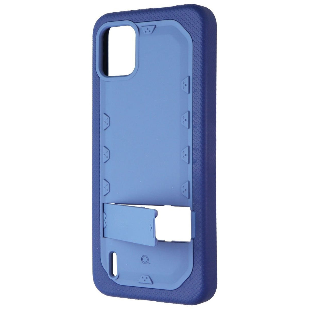 Quikcell Grand Advocate Two-Layer Kickstand Case for Nokia C110 - Blue Image 1