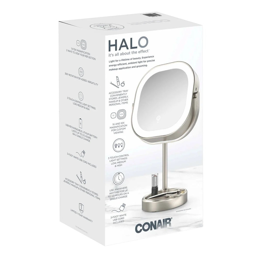 Conair LED Double-Sided 1x/10x Vanity Mirror Image 4