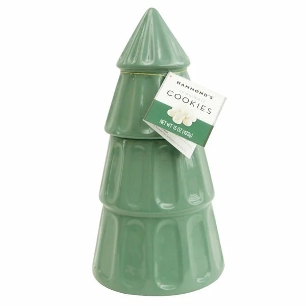 DesignPac Winter Tree Cookie Jar 15 Ounce Assorted Colors Image 1