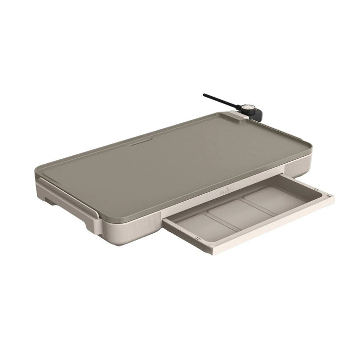 Bella 12" x 22" XL Griddle with Warming Tray Image 2