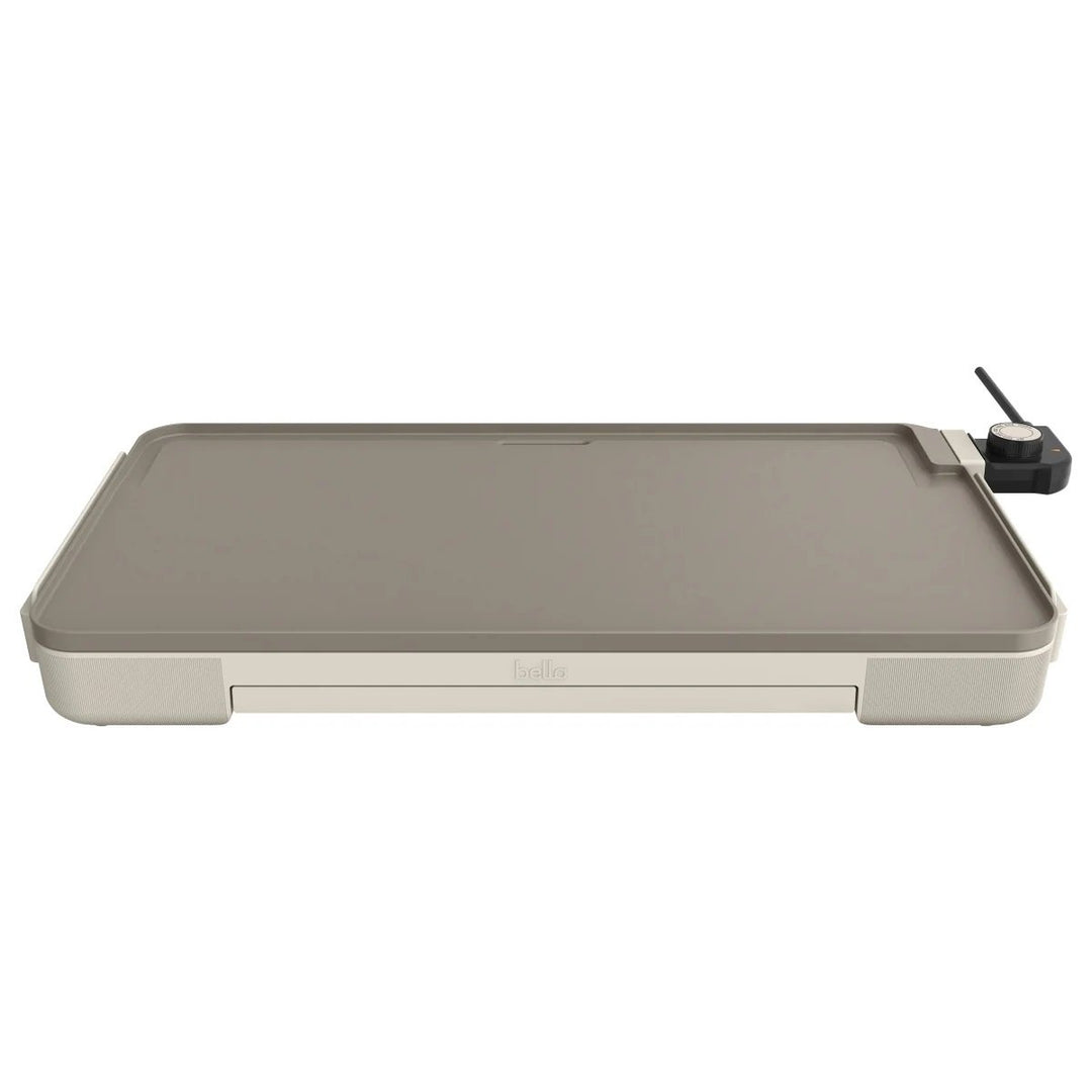 Bella 12" x 22" XL Griddle with Warming Tray Image 4