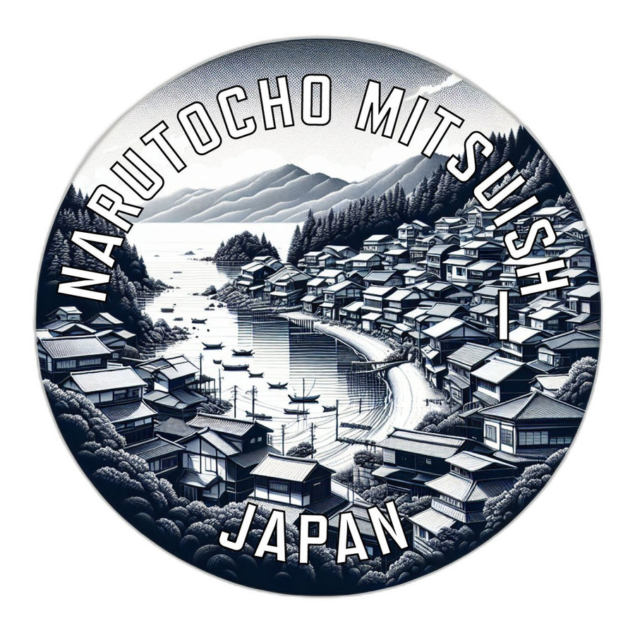 Narutocho mitsuishi Japan Souvenir Die Cut Flat Magnet Image 1