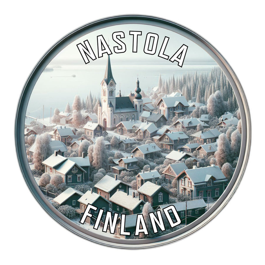 Nastola Finland Souvenir Die Cut Flat Magnet Image 1