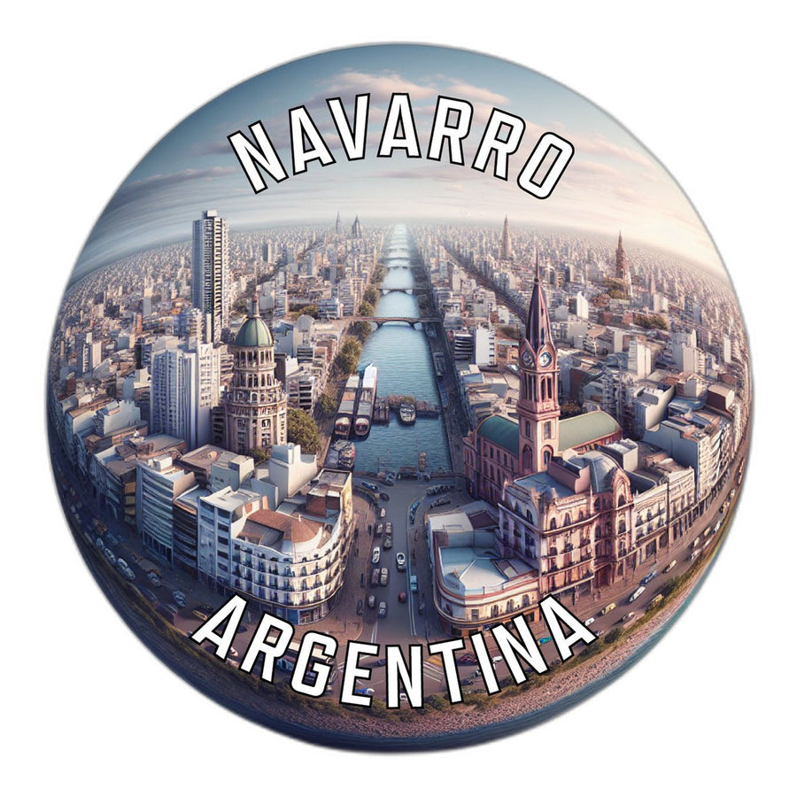 Navarro Argentina Souvenir Die Cut Flat Magnet Image 1