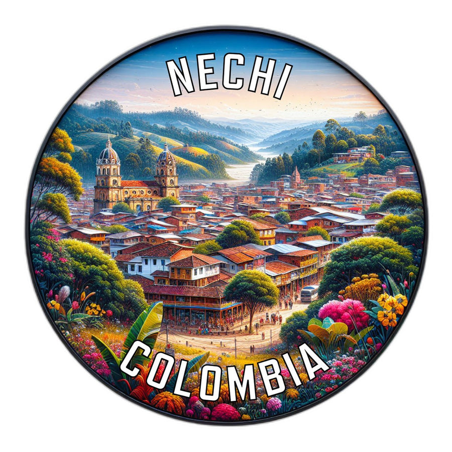 Nechi Colombia Souvenir Die Cut Flat Magnet Image 1