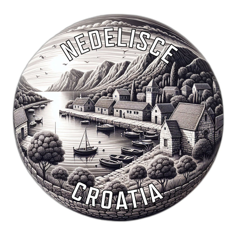 Nedelisce Croatia Souvenir Die Cut Flat Magnet Image 1