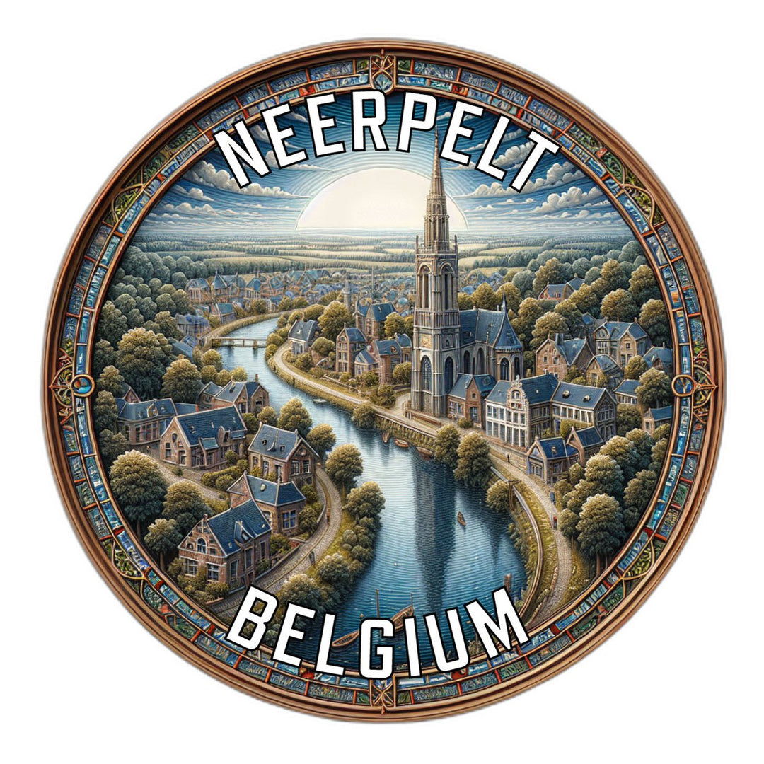 Neerpelt Belgium Souvenir Die Cut Flat Magnet Image 1