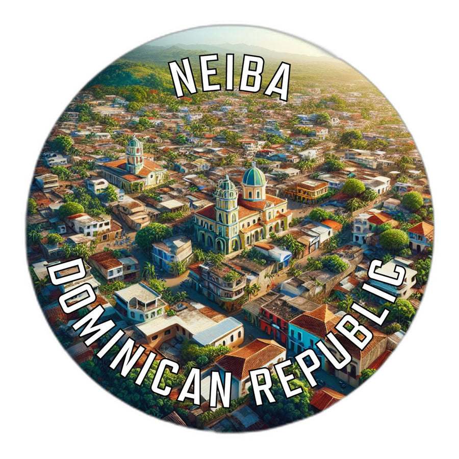 Neiba Dominican Republic Souvenir Die Cut Flat Magnet Image 1