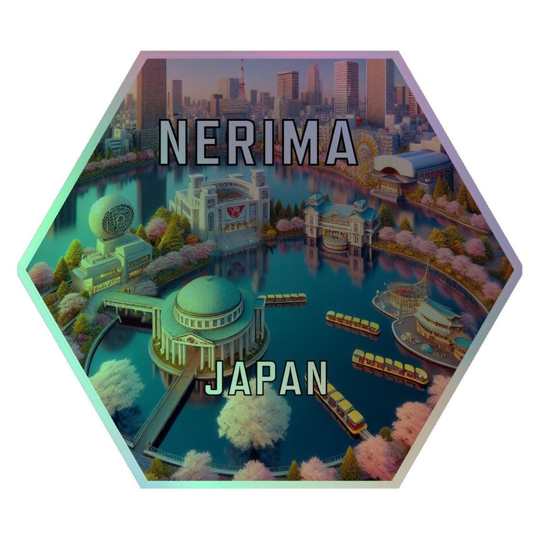 Nerima Japan Souvenir Die Cut Flat Magnet Image 1