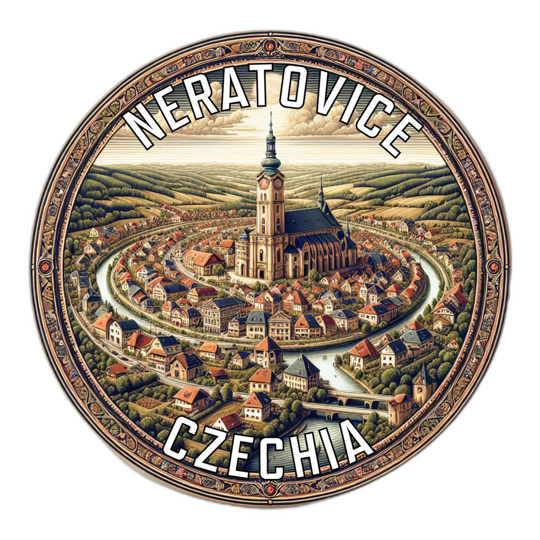 Neratovice Czechia Souvenir Die Cut Flat Magnet Image 1