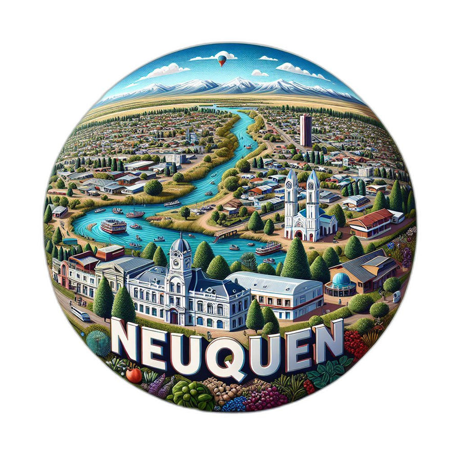 Neuquen Argentina_updated Souvenir Die Cut Flat Magnet Image 1