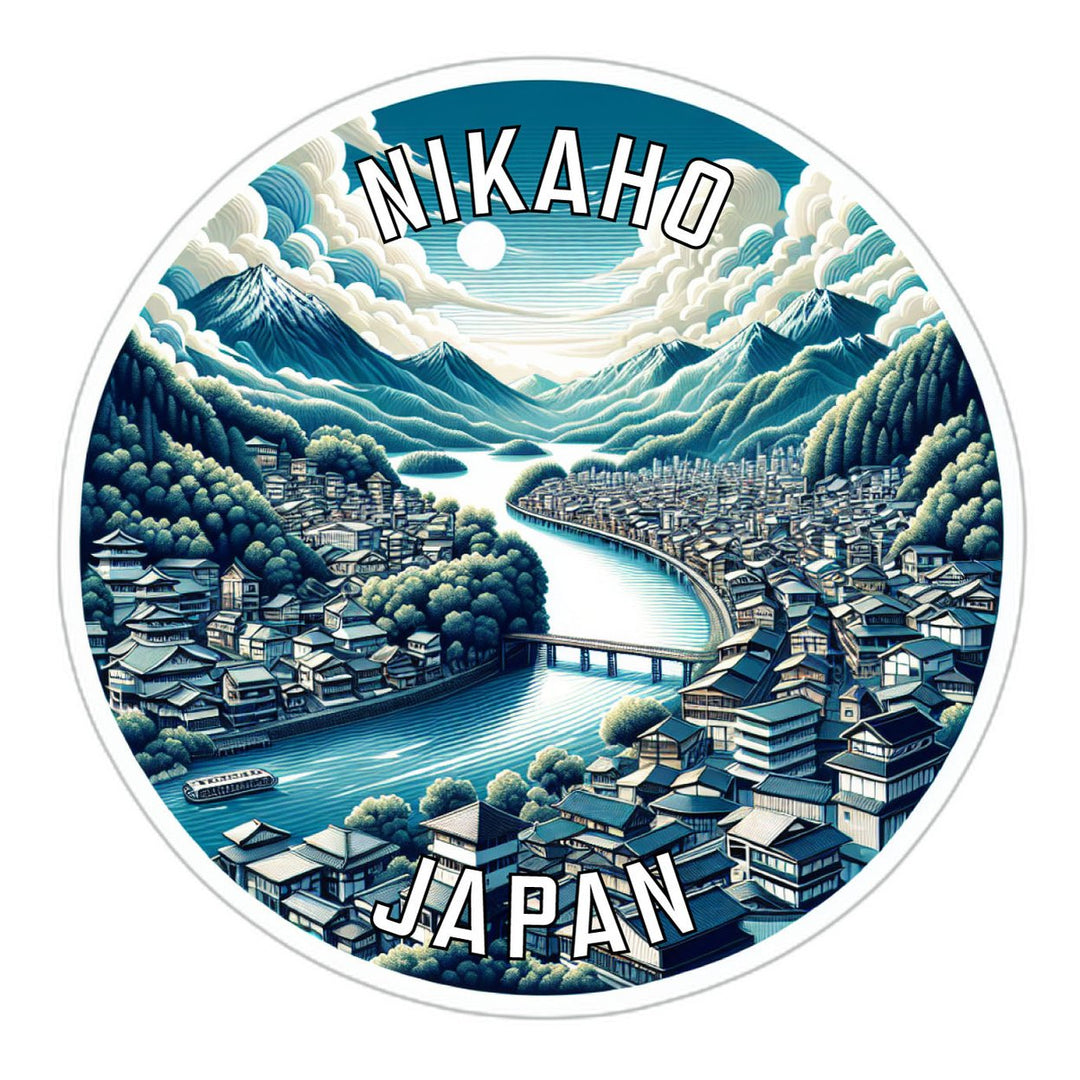 Nikaho Japan Souvenir Die Cut Flat Magnet Image 1