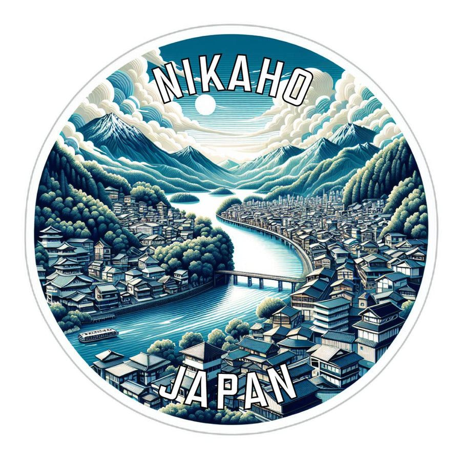 Nikaho Japan Souvenir Die Cut Flat Magnet Image 1