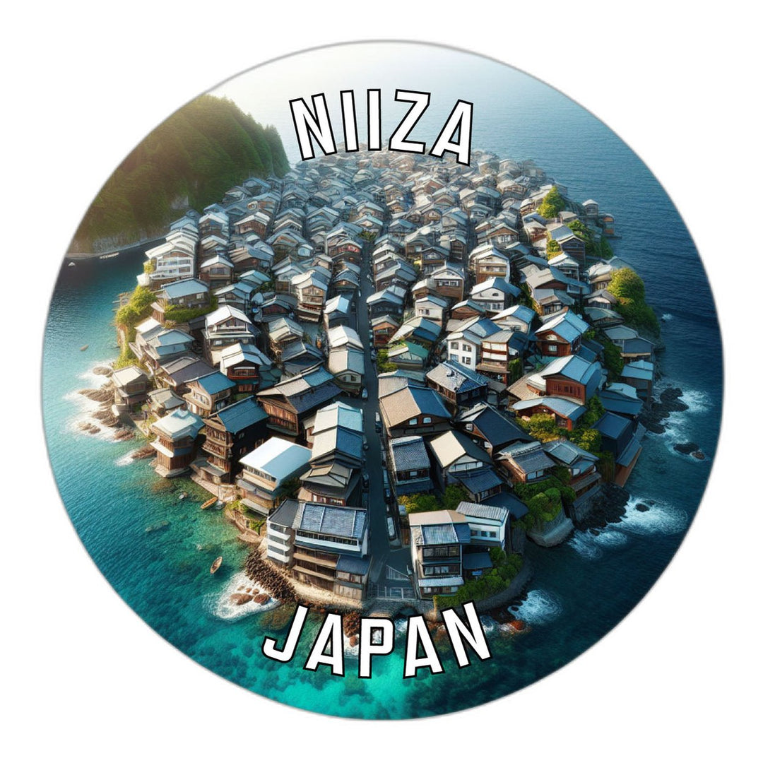 Niiza Japan Souvenir Die Cut Flat Magnet Image 1