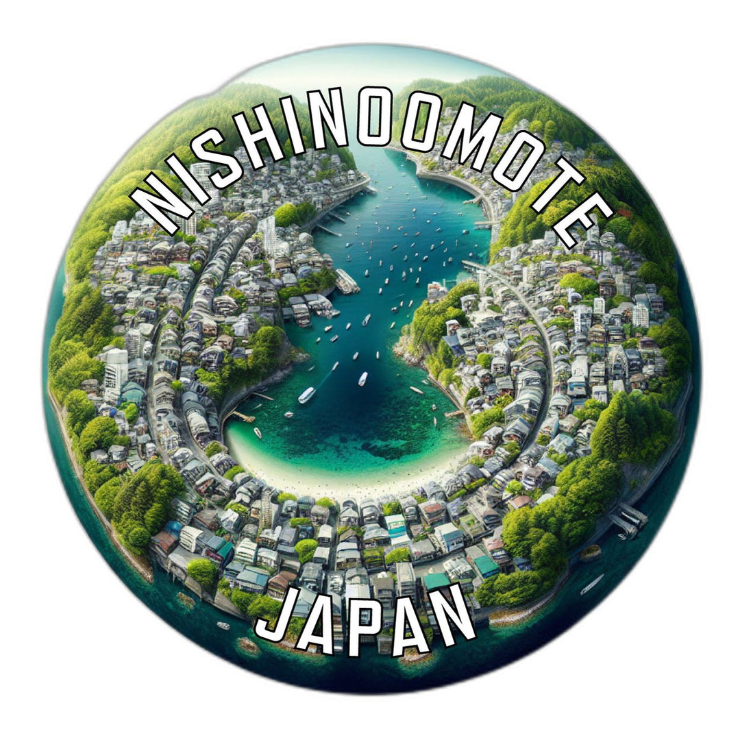 Nishinoomote Japan Souvenir Die Cut Flat Magnet Image 1