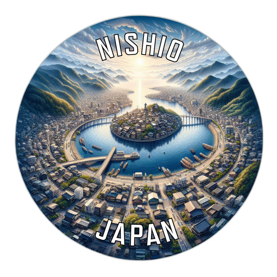 Nishio Japan Souvenir Die Cut Flat Magnet Image 1