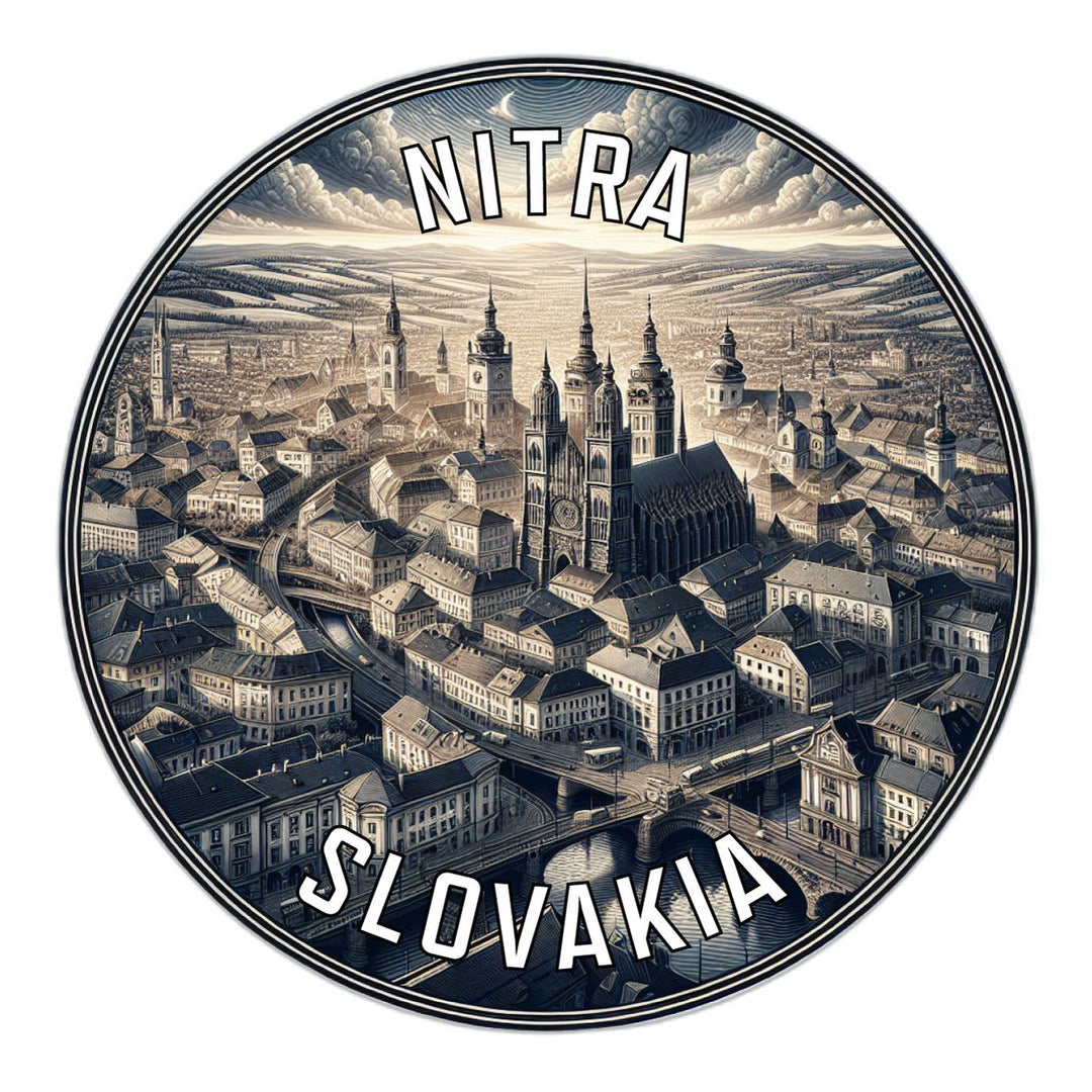 Nitra Slovakia Souvenir Die Cut Flat Magnet Image 1