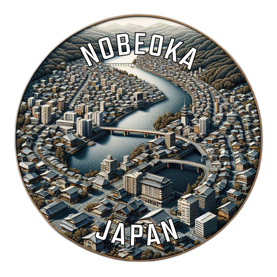 Nobeoka Japan Souvenir Die Cut Flat Magnet Image 1