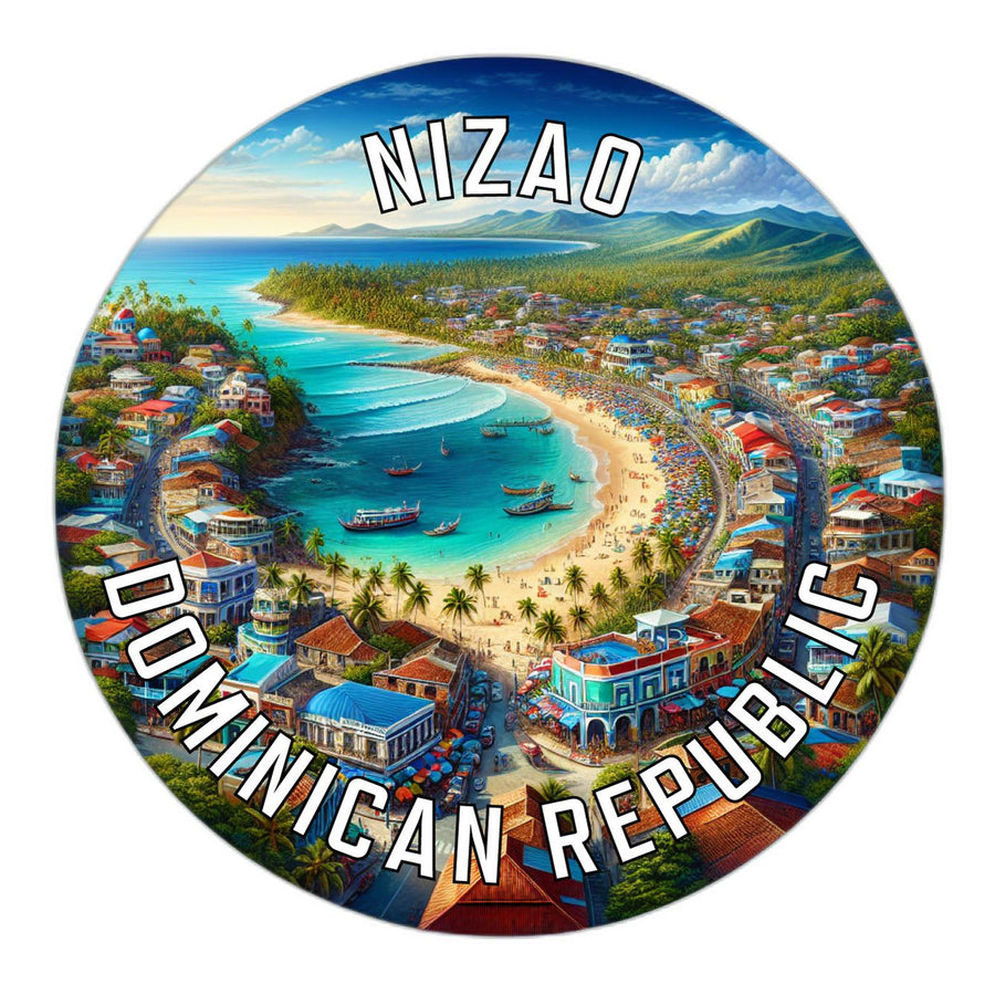 Nizao Dominican Republic Souvenir Die Cut Flat Magnet Image 1