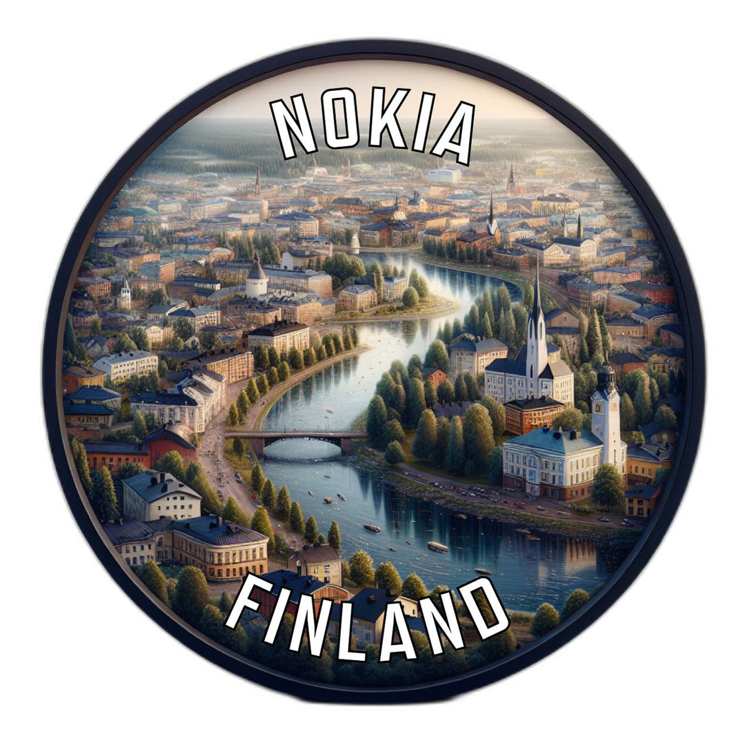 Nokia Finland Souvenir Die Cut Flat Magnet Image 1