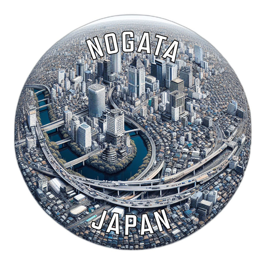 Nogata Japan Souvenir Die Cut Flat Magnet Image 1