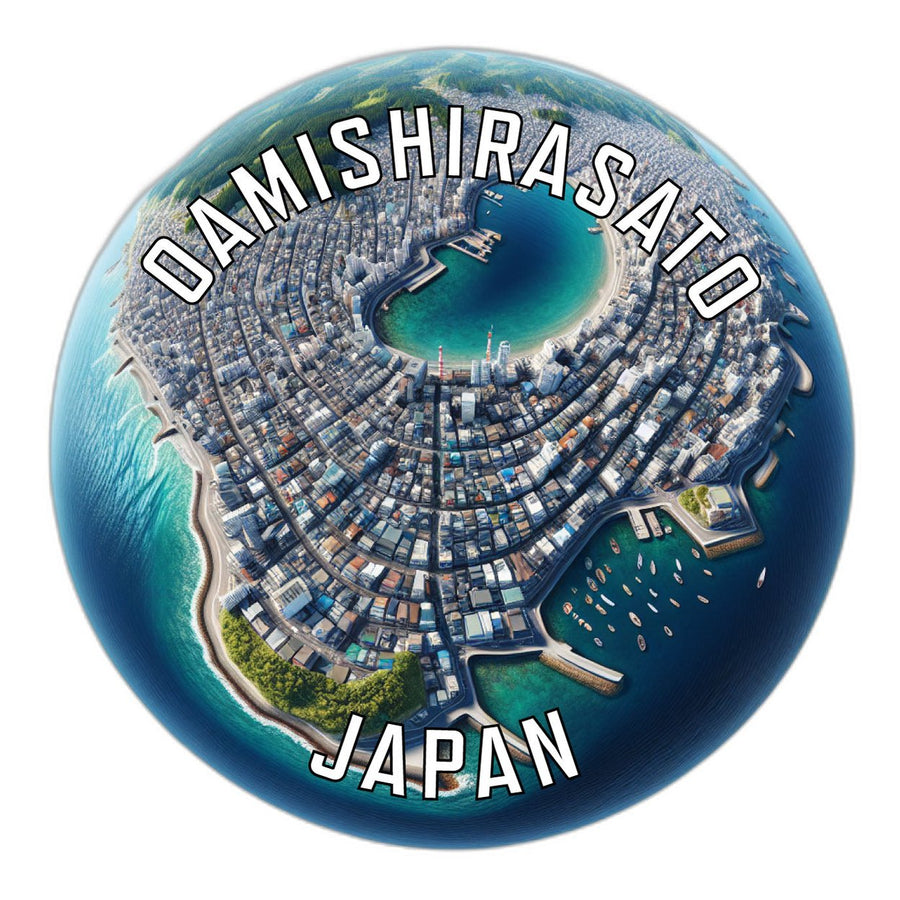 Oamishirasato Japan Souvenir Die Cut Flat Magnet Image 1