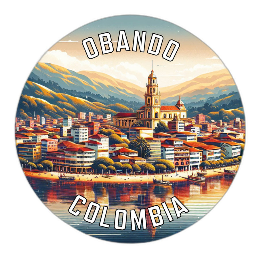 Obando Colombia Souvenir Die Cut Flat Magnet Image 1