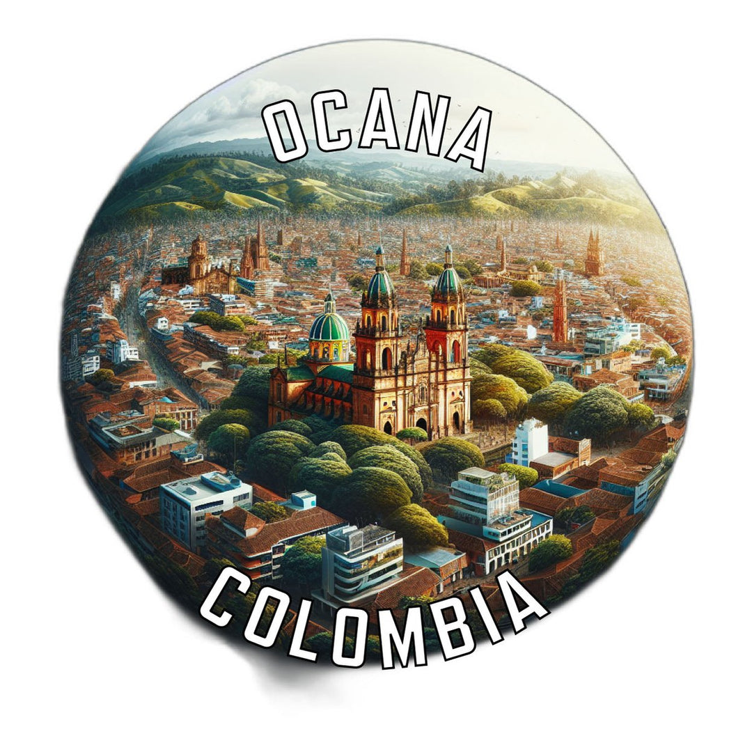 Ocana Colombia Souvenir Die Cut Flat Magnet Image 1