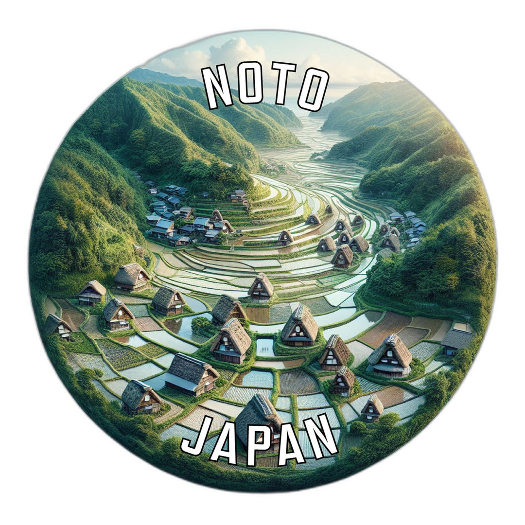 Noto Japan Souvenir Die Cut Flat Magnet Image 1