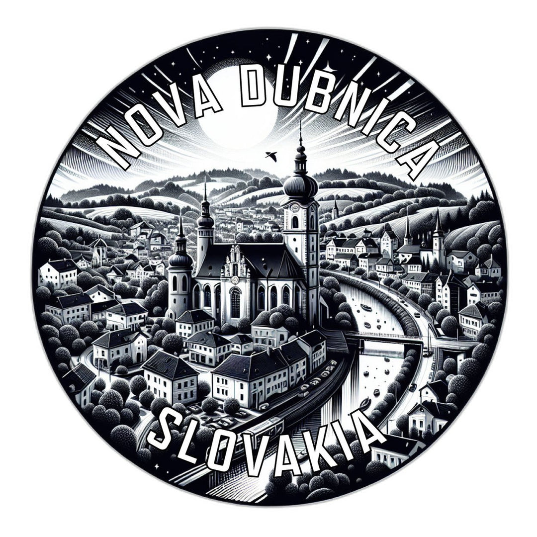 Nova Dubnica Slovakia Souvenir Die Cut Flat Magnet Image 1