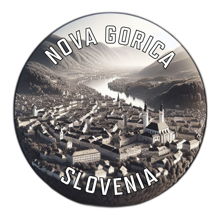 Nova Gorica Slovenia Souvenir Die Cut Flat Magnet Image 1