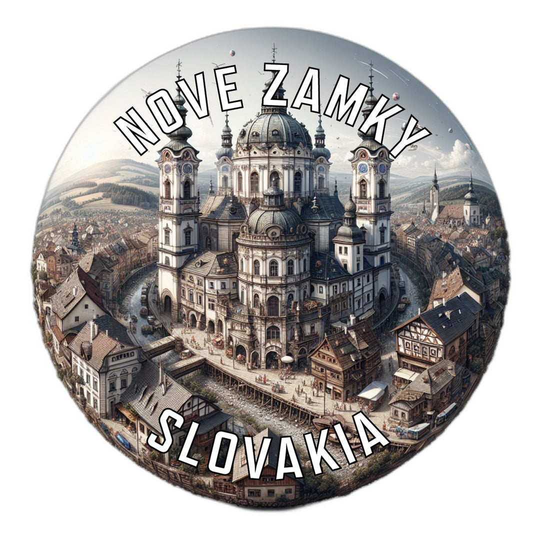 Nove Zamky Slovakia Souvenir Die Cut Flat Magnet Image 1