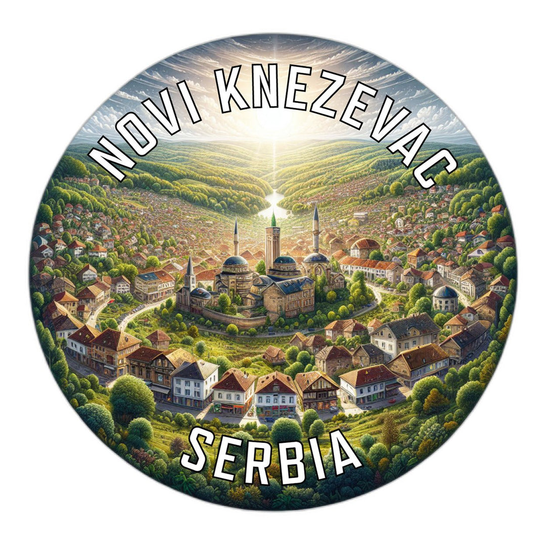 Novi Knezevac Serbia Souvenir Die Cut Flat Magnet Image 1